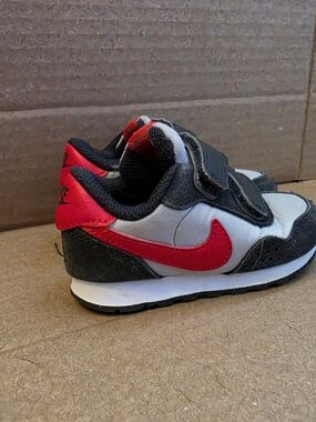 Nike Kids' Black & Red Velcro Runner